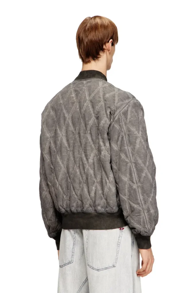 j-type-treat Gesteppte Bomberjacke mit Argyle-Muster
