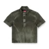 j-valois Kurzarmjacke aus Nylon in Denim-Optik