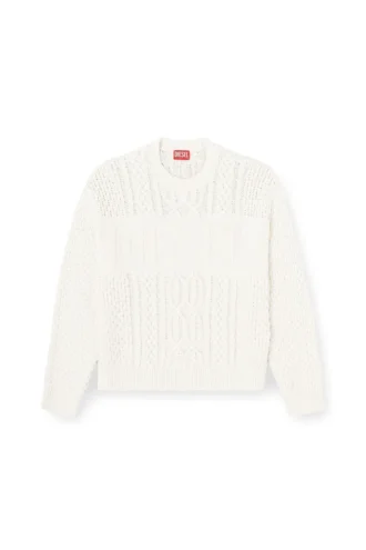 k-aubin Strickpullover mit Diesel-Logo