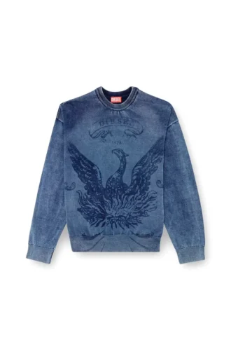 k-fenicol Indigo-Pullover mit Phoenix-Logo