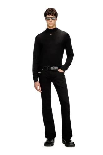 k-gil Wollpullover mit Rollkragen