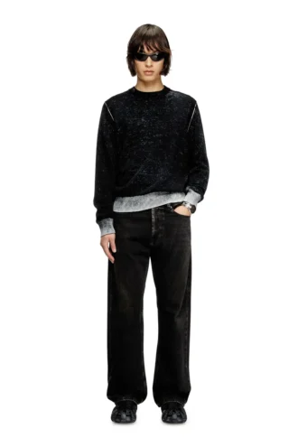 k-larence-b Baumwollpullover mit umgekehrtem Aufdruck