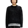 k-larence-b Baumwollpullover mit umgekehrtem Aufdruck