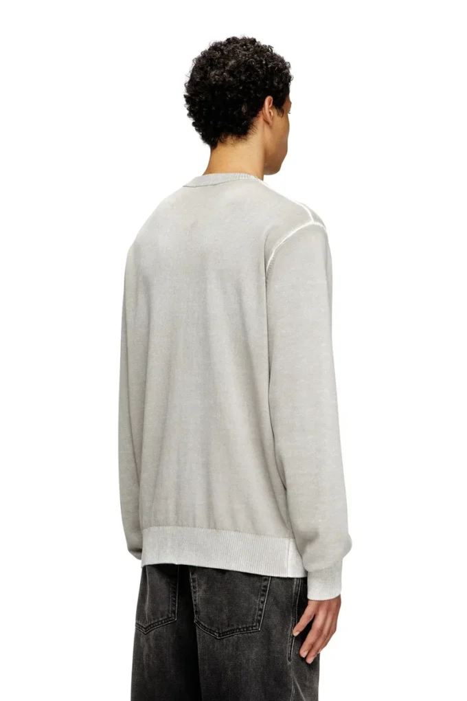 k-larence-b Baumwollpullover mit umgekehrtem Aufdruck