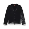 k-larence-cardigan-b Baumwollcardigan mit Reverse-Print k-larence-cardigan-b Baumwollcardigan mit Reverse-Print