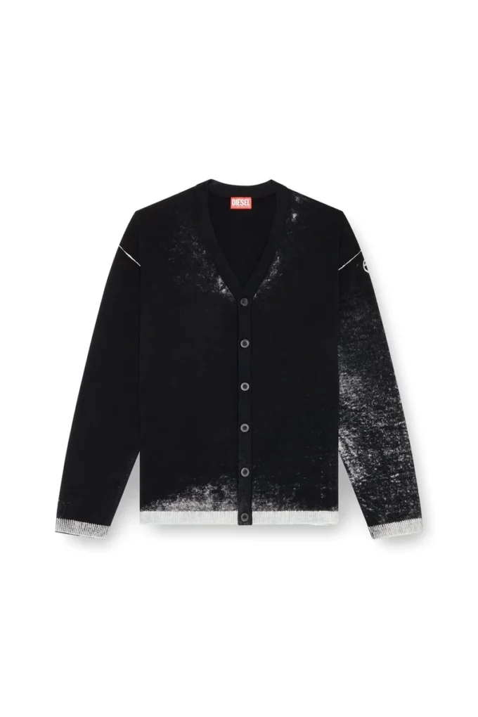 k-larence-cardigan-b Baumwollcardigan mit Reverse-Print k-larence-cardigan-b Baumwollcardigan mit Reverse-Print