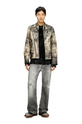 k-maxense Pullover in Distressed-Optik aus Wollmischung