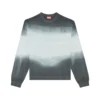 k-nevil Pullover mit Dégradé-Muster und übergroßem Logo