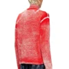 k-oliba-jkt Strickjacke mit Reißverschluss und gestreiftem Innenprint