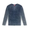 k-redram Strickjacke aus Denimgarn