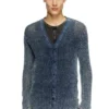 k-redram Strickjacke aus Denimgarn