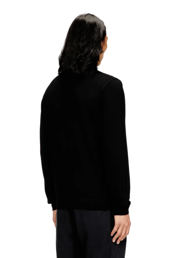 k-valiam Wollpullover mit ausgeschnittenem Logo