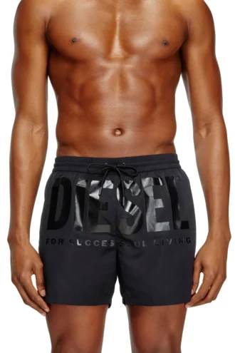 ken-37-d-core Mittellange Badeshorts mit Maxi-Logo