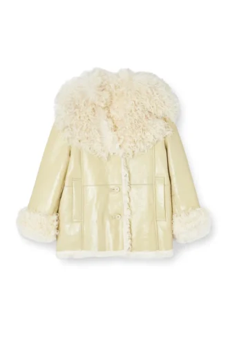 l-aconic Lacklederjacke