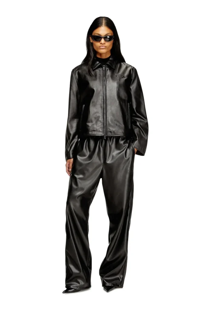 l-amar-fem-s2 Coach-Jacke aus Leder l-amar-fem-s2 Coach-Jacke aus Leder
