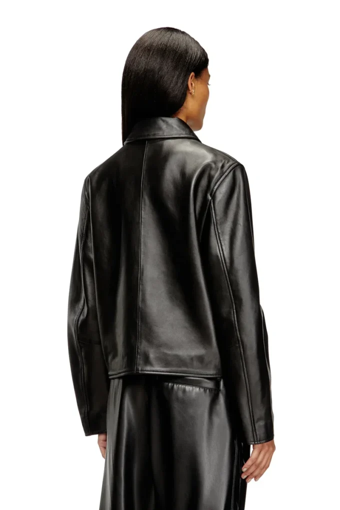 l-amar-fem-s2 Coach-Jacke aus Leder l-amar-fem-s2 Coach-Jacke aus Leder