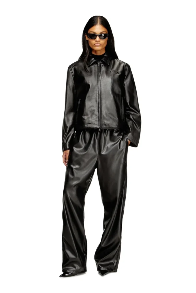 l-amar-fem-s2 Coach-Jacke aus Leder l-amar-fem-s2 Coach-Jacke aus Leder