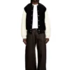 l-arry-wrd Bomberjacke aus Wollmischung und Leder l-arry-wrd Bomberjacke aus Wollmischung und Leder