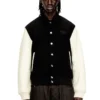 l-arry-wrd Bomberjacke aus Wollmischung und Leder l-arry-wrd Bomberjacke aus Wollmischung und Leder
