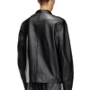 l-carver Leder-Bikerjacke mit geprägtem Logo