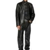 l-cobbe Bikerjacke aus geknittertem Leder