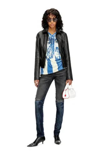 l-egrad Lederjacke im Used-Look