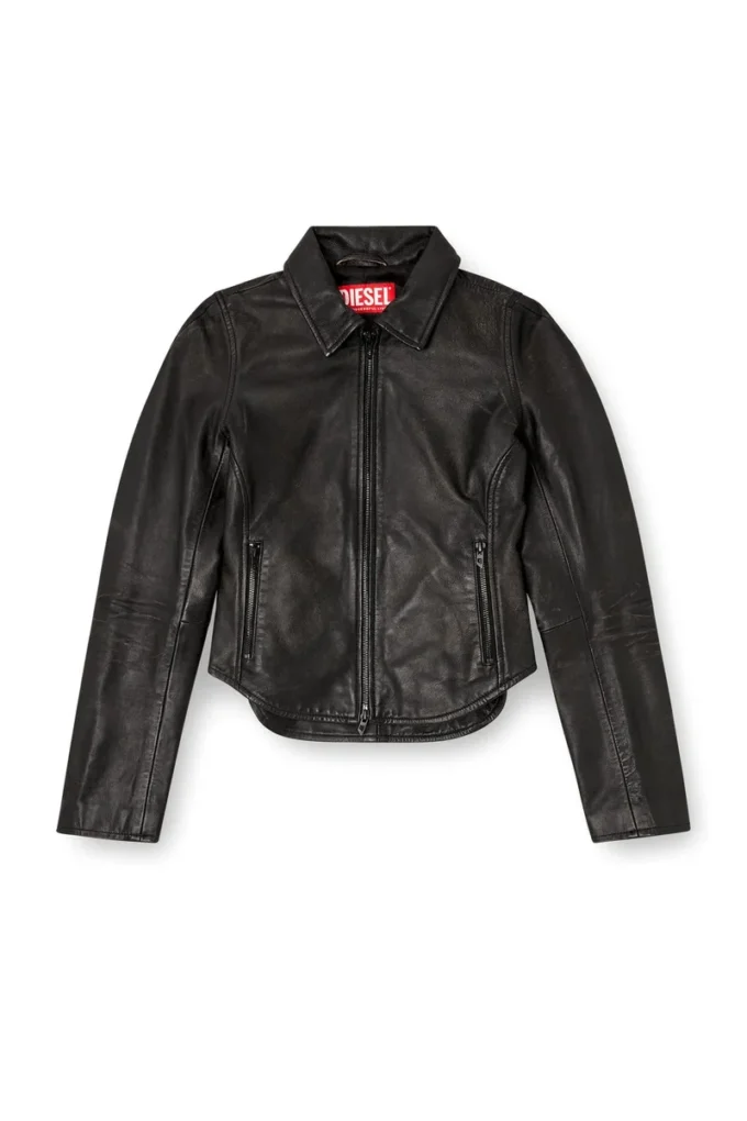l-egrad Lederjacke im Used-Look