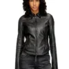 l-egrad Lederjacke im Used-Look