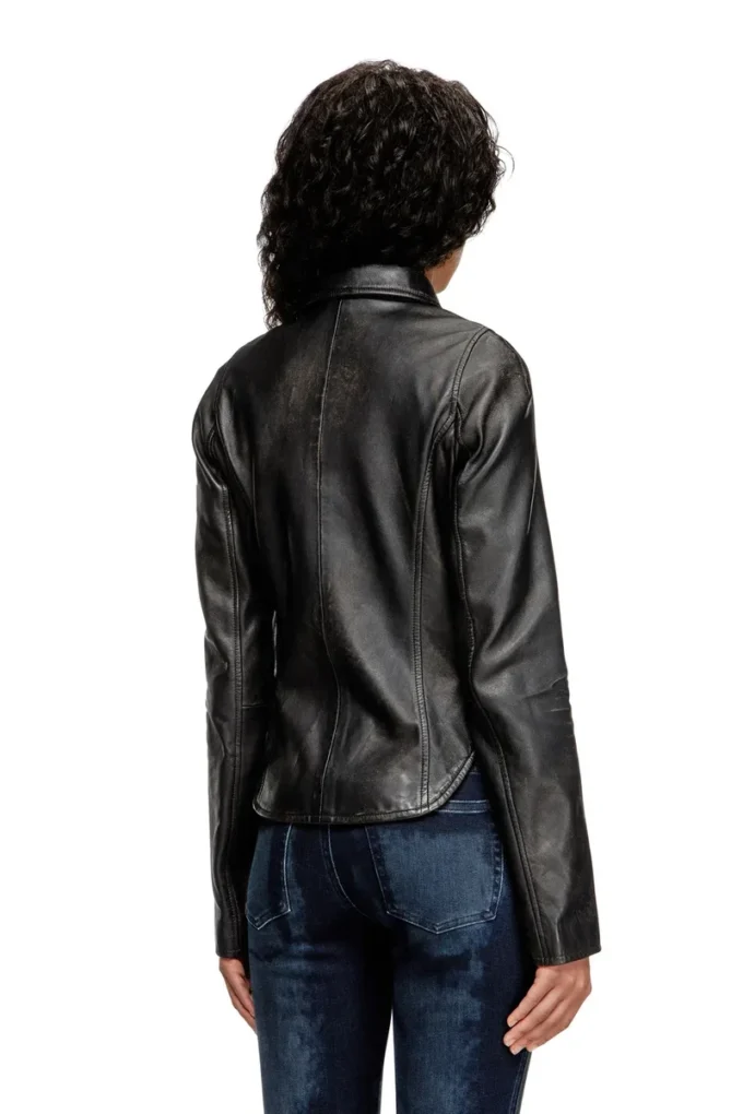 l-egrad Lederjacke im Used-Look