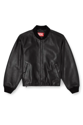 l-ilyan Leder-Bomberjacke