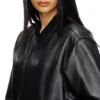 l-ilyan Leder-Bomberjacke l-ilyan Leder-Bomberjacke