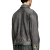 l-mayer Lederjacke mit Trompe-l’œil-Taschen