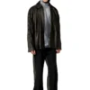 l-stoller Hybridjacke aus Denim und Leder