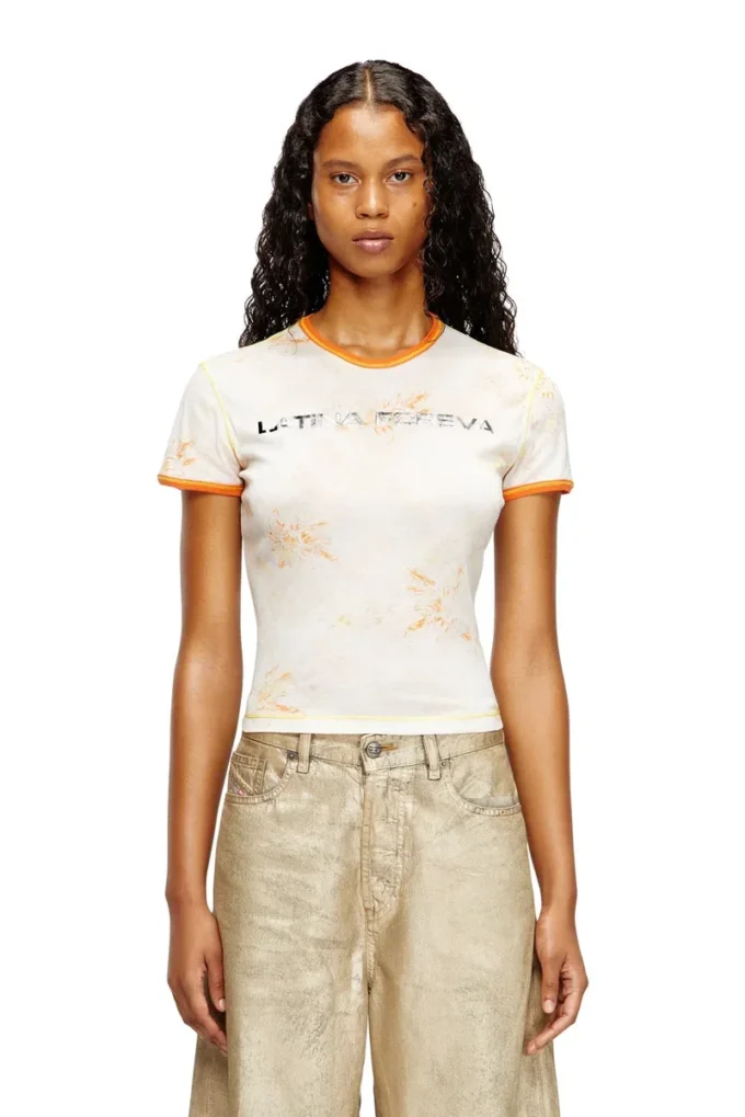 l_tina 4eva T-Shirt mit Latina Foreva-Print l_tina 4eva T-Shirt mit Latina Foreva-Print