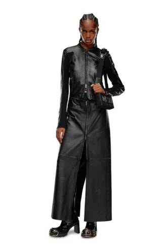 l-tot 2-in-1-Wandelbares Lederkleid