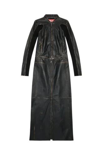 l-tot 2-in-1-Wandelbares Lederkleid