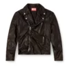l-uncan Bikerjacke aus gekochtem Leder
