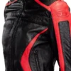 Liebenswerte Bikerjacke aus Leder in Colour-Blocking Liebenswerte Bikerjacke aus Leder in Colour-Blocking