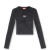 m-anchor-a Kurzer Pullover mit ausgeschnittenem Logo m-anchor-a Kurzer Pullover mit ausgeschnittenem Logo