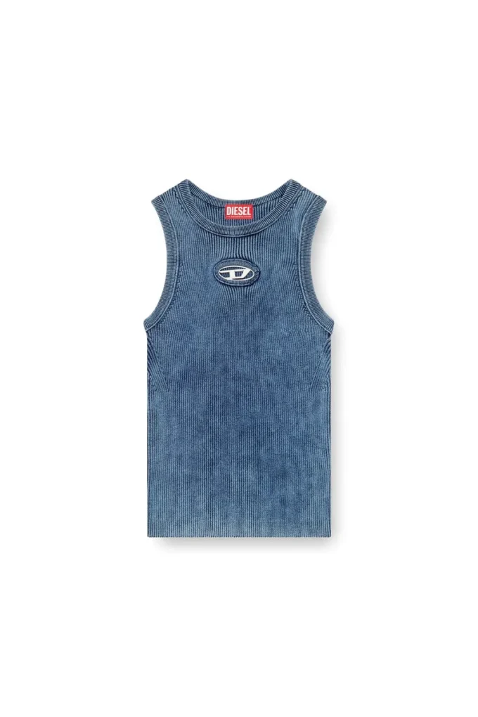 m-anchor-a-sl Rippstrick-Tanktop mit ovalem D