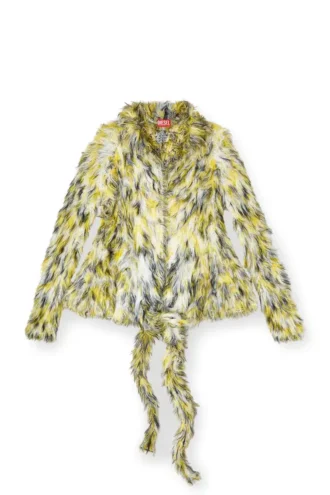 m-annaine Offener Cardigan aus flauschigem Strick