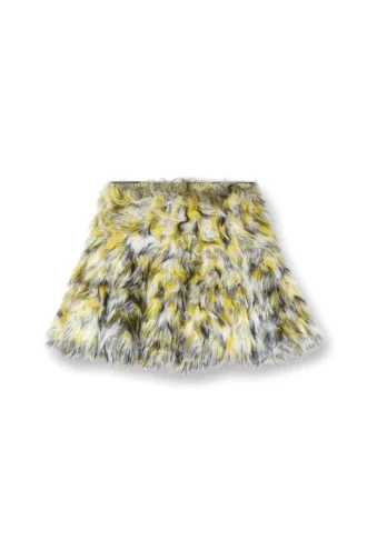 m-astrella Minirock aus flauschigem Jacquard-Strick