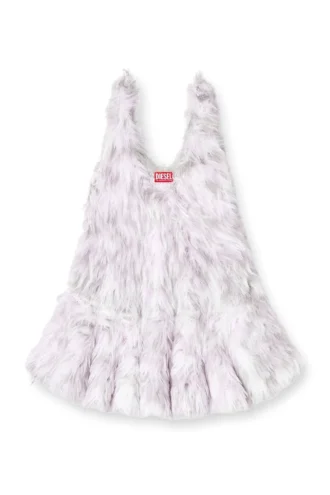 m-astrid Minikleid aus flauschigem Jacquardstrick