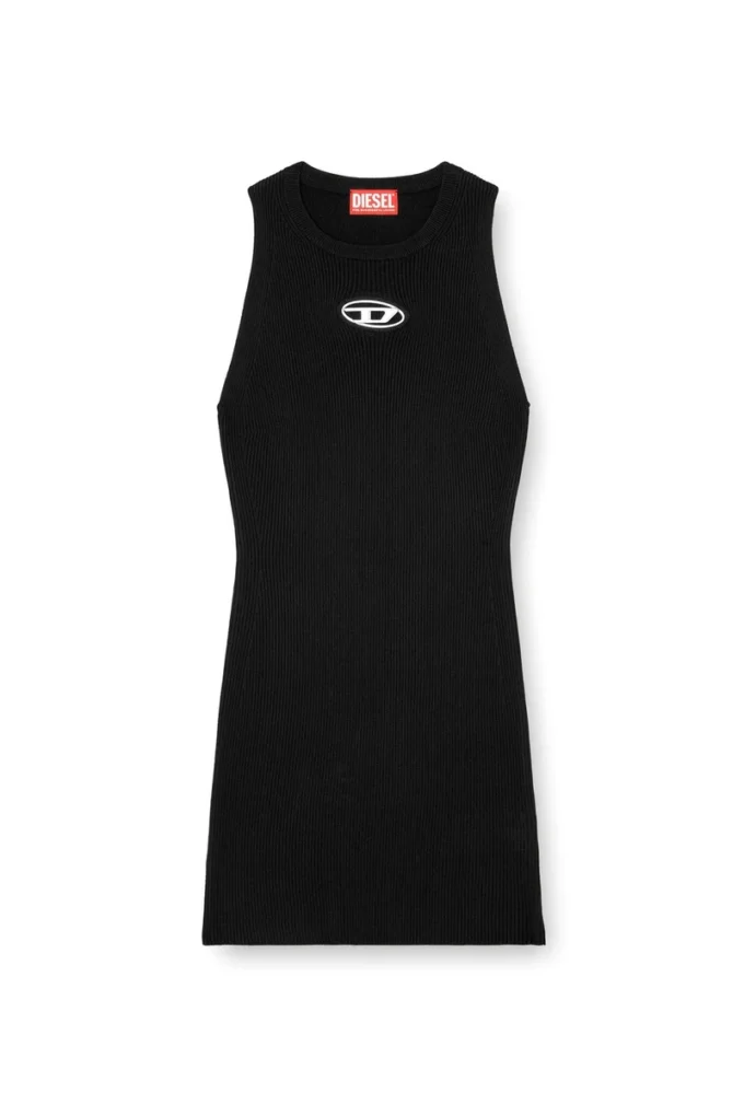 m-caddix Ärmelloses Kleid aus geripptem Strick m-caddix Ärmelloses Kleid aus geripptem Strick