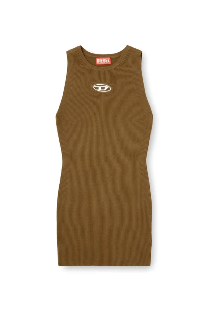 m-caddix Ärmelloses Kleid aus geripptem Strick m-caddix Ärmelloses Kleid aus geripptem Strick