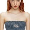m-clarksvillex-c Tube-Top aus Rippstrick mit ovalem D m-clarksvillex-c Tube-Top aus Rippstrick mit ovalem D