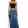 m-clarksvillex Tube-Top mit Logo-Plakette