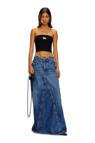 m-clarksvillex Tube-Top mit Logo-Plakette