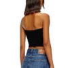 m-clarksvillex Tube-Top mit Logo-Plakette