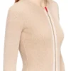 m-gilde Strickjacke mit Reißverschluss aus gerippter Baumwolle m-gilde Strickjacke mit Reißverschluss aus gerippter Baumwolle